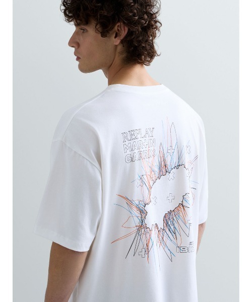 REPLAY（リプレイ） tシャツ × MARTIN GARRIX グラフィックTEE IBIZA