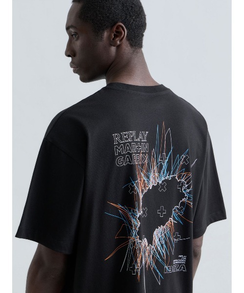 REPLAY（リプレイ） tシャツ × MARTIN GARRIX グラフィックTEE IBIZA