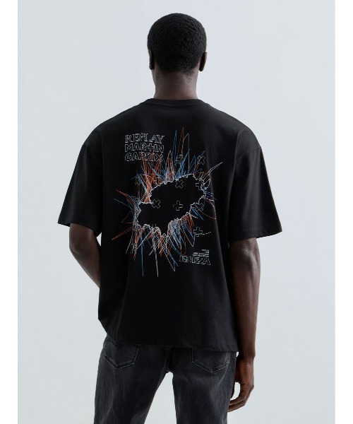 REPLAY（リプレイ） tシャツ × MARTIN GARRIX グラフィックTEE IBIZA