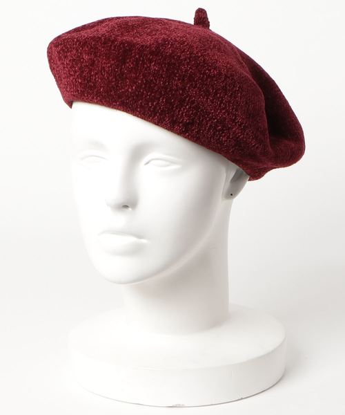 SPIGA 帽子 ベレー帽 ベロアコールベレー帽 レディース : ZOZOTOWN