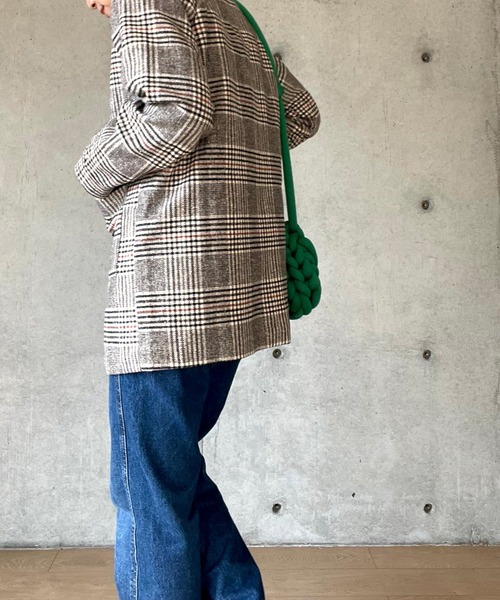 ✨未使用に近い✨ドルチェ&ガッバーナ 総柄 チェスターコート チェック ベージュ セール】千鳥チェックチェスターコート【洗える】（チェスターコート