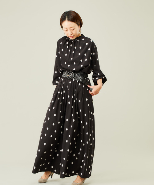 保証書付 パンツ 手書き風ドットプリントスカーチョ 高速配送 Cih Dev Humbird Com