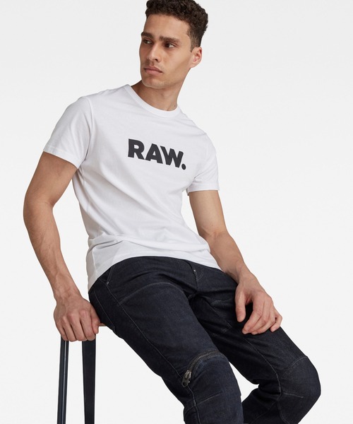 G-STAR RAW tシャツ HOLORN T-SHIRT/クラシックブランドロゴT