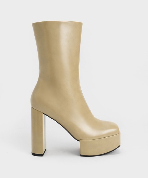 CHARLES ＆ KEITH ブーツ Corinth コリント ブレードヒール