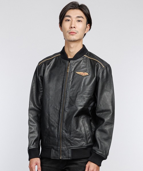 Harley-Davidson レザージャケット Sサイズ 120周年記念Dポケットバイカーレザージャケット -ハーレー