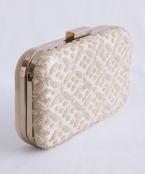 atlo クラッチバッグ パーティーバッグ ビーズ刺繍クラッチバック 結婚  