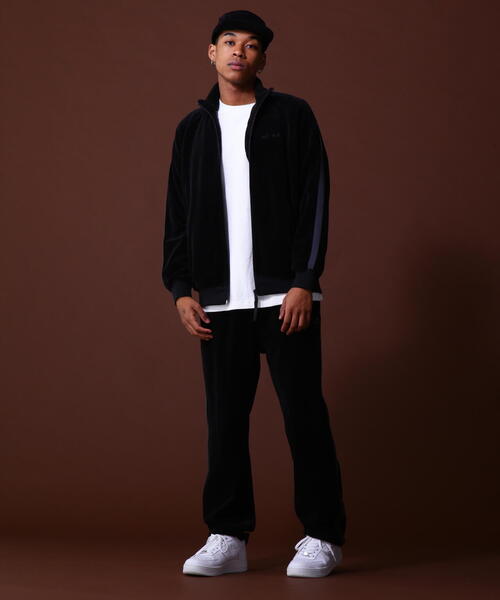 AVIREX（アヴィレックス） パンツ VELOUR TRACK PANTS / ベロア