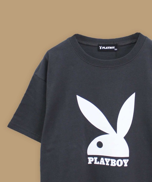 PLAYBOY（プレイボーイ） tシャツ ビッグシルエットロゴ半袖Tシャツ