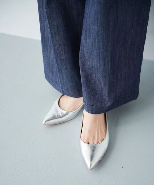 le.coeur blanc（ルクールブラン） パンプス ポインテッドフラット