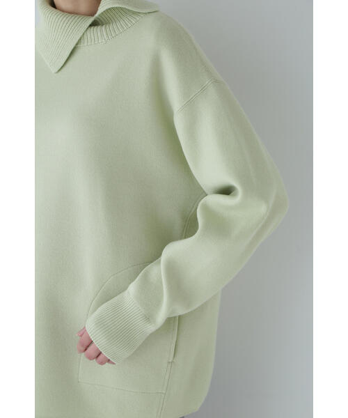 human woman（ヒューマンウーマン） ニット セーター ダブルジャカード