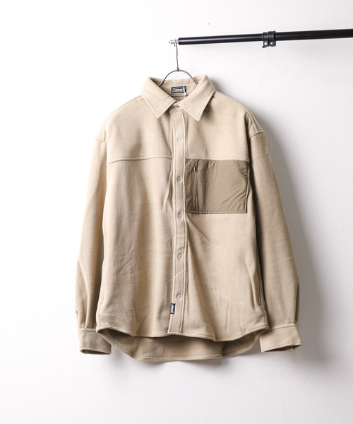 ブラウス シャツ 「Coleman」 難燃フリースシャツ レディース メンズ Coleman シャツ 難燃フリースシャツ メンズ レディース