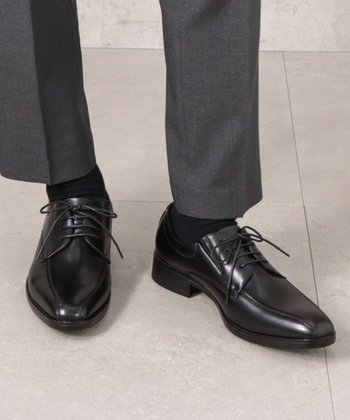 cecilio（セシリオ） ビジネスシューズ 「外羽根スワロー」幅広 3E