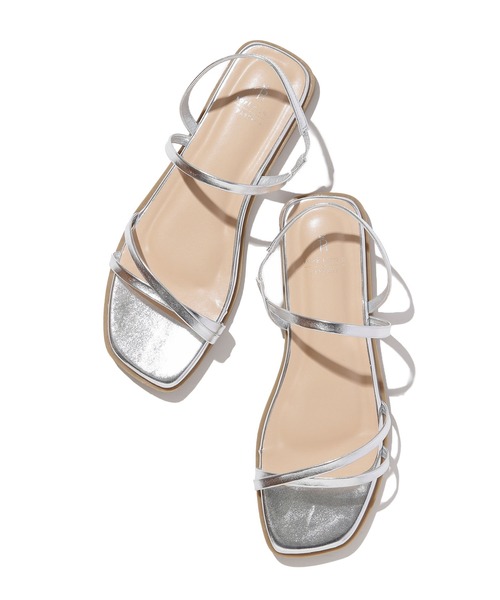 スキニーストラップフラットサンダル （BRENTA/ブレンタ】のスキニー  