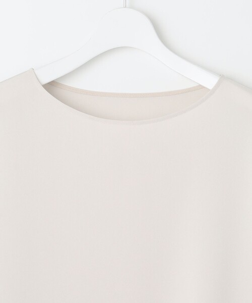 23区 tシャツ 「洗える」ストレッチジョーゼット フォルム