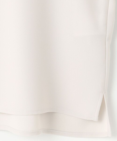 23区 tシャツ 「洗える」ストレッチジョーゼット フォルム