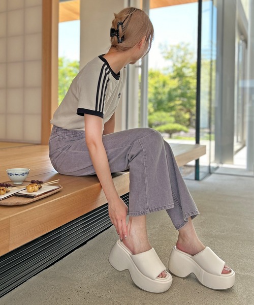 サンダル・ミュール GAETA SANDALS 編みデザインミュールサンダル[品番：ORTS0008712]｜ORiental