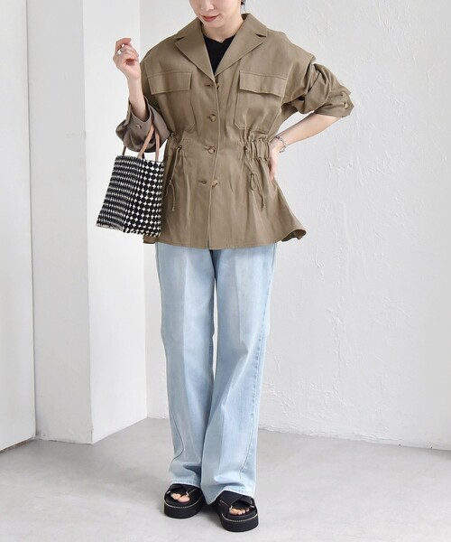 quaranciel ミリタリージャケット モッズコート quaranciel:「洗濯機