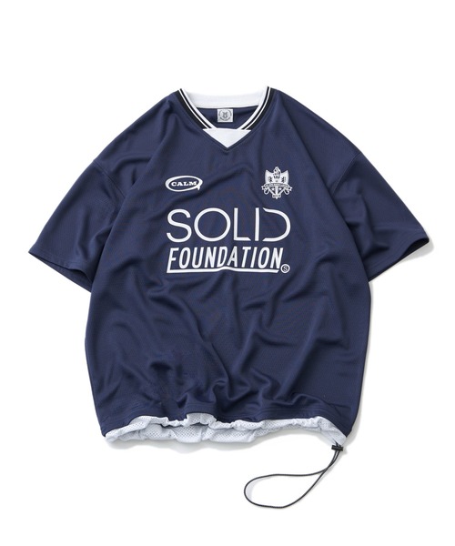 NO NEED（ノーニード） tシャツ カットメッシュ サッカーゲームシャツ
