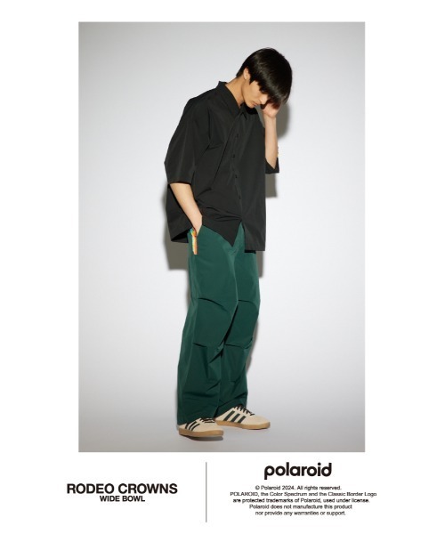 RODEO CROWNS WIDE BOWL パンツ Polaroid ラインパンツ メンズ
