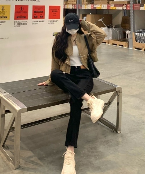 gossip!ロサンゼルス スタジャン Y2Kヴィンテージスタイル