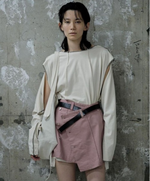tシャツ VOLTAGE CONTROL FILTER/ヴォルテージコントロールフィルター/DECONSTRUCTION L/S TOP レディース