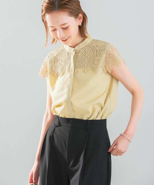 「URBAN RESEARCH ROSSO WOMEN」 半袖ブラウス FREE ブラック レディース URBAN RESEARCH ROSSO WOMEN」 半袖ブラウス FREE ブラック