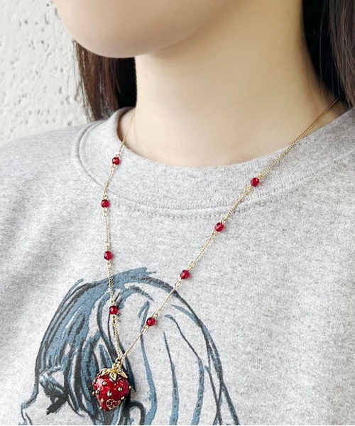 ANNA SUI（アナスイ） ネックレス いちごモチーフ ネックレス