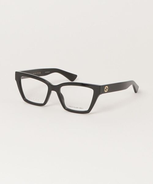 411 グッチ　GUCCI　メガネ　度有り　黒縁 GUCCI（グッチ） メガネフレーム ブランド ブラック 眼鏡 guc-gg