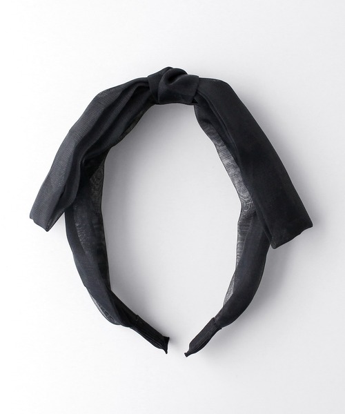 COUDRE リボンカチューシャ BLACK COUDRE（クードル）の「リボンカチューシャ（カチューシャ