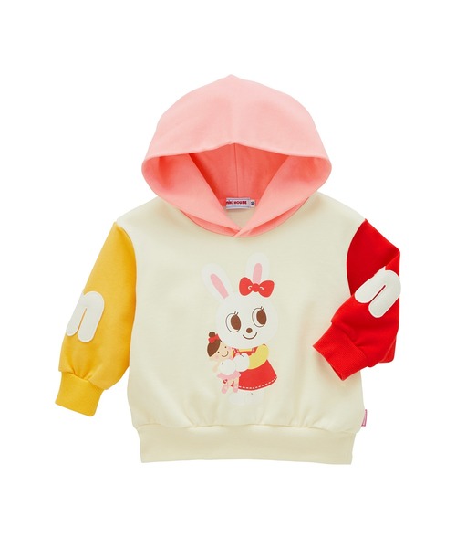 MIKI HOUSE パーカー プッチーとうさこのフーディー キッズ : ZOZOTOWN 