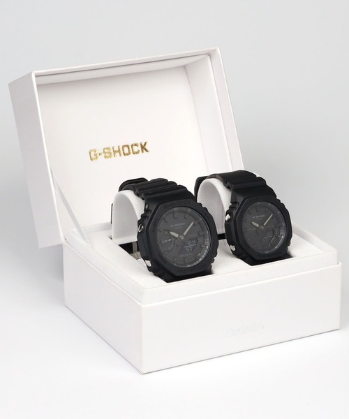 G-SHOCK 腕時計 Pair Model / GA-2100-1A1JF × GMA-P2100BB-1AJF