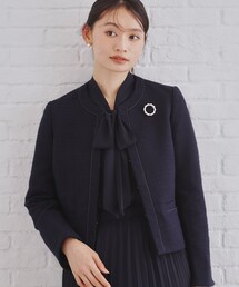 ブランド品 通販サイト OPAQUE.CLIP 「通勤 ノーカラージャケット ジャケット ジャケット・アウター