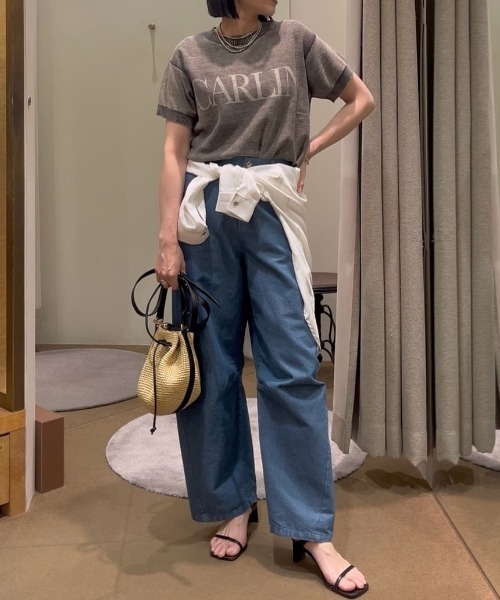 【Jena espace merveilleux】テンセルデニムシャツ Jena espace merveilleux｜【販売後即完売】【夏も着れる