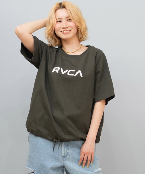 RVCA（ルーカ） tシャツ ショート丈Tシャツ BF043-213 レディース