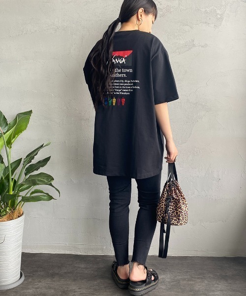 NANGA tシャツ 「NANGA/ナンガ」 別注 ヒストリーロゴ バック