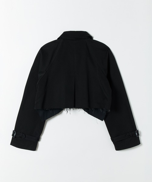 コート アウター 「leinwande」Cropped Trench Jacket レディースの画像