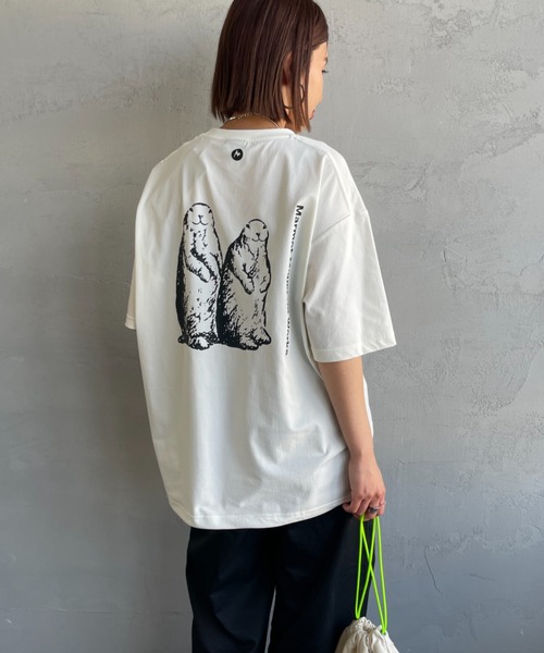 Marmot tシャツ 「Marmot/マーモット」 別注 ドローコード付き