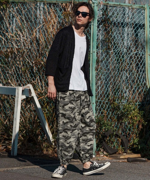 CAMBIO（カンビオ） パンツ mp13247-Camouflage Ripstop Balloon