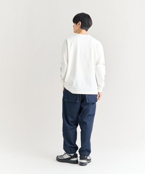 NANGA（ナンガ） tシャツ ECOHYBRID SLV LOGO L/S TEE / エコ