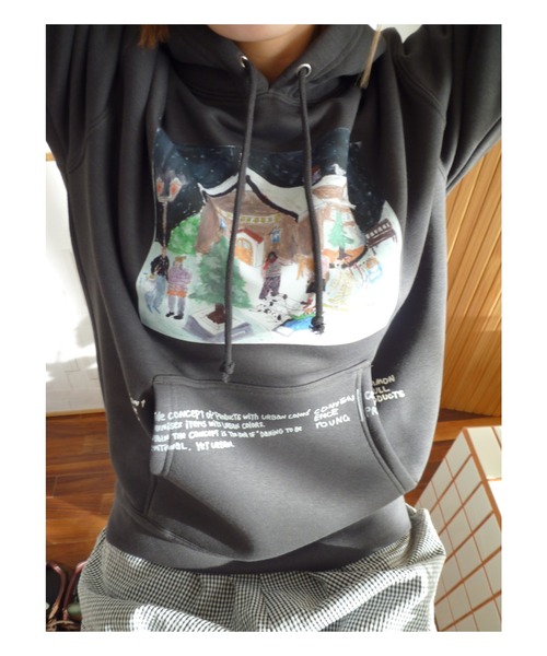 common gull products. パーカー convenienceyoung×common gull