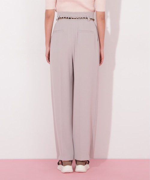 すぐ届く可愛い[JILL by JILL]チェーンリボンベルトワイドパンツ チェーンリボンベルト付きワイドパンツ | JILL by JILL STUART