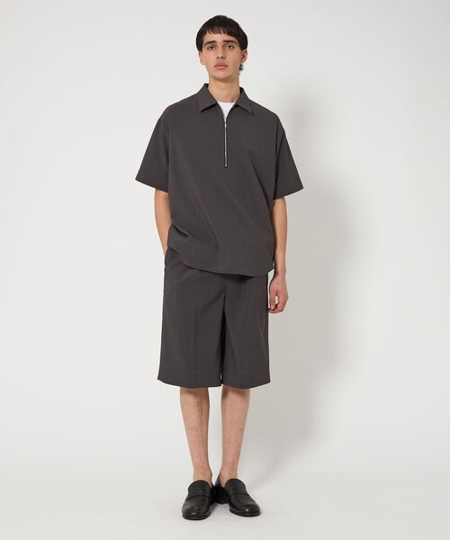 monkey time renu tro ショートシャツ「L」 RENU TROシリーズ クロップド ショートスリーブ シャツ