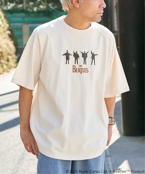 The Beatles tシャツ 「別注」THE BEATLES ザ ビートルズ HELPラグラン