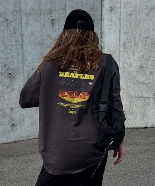 The Beatles tシャツ 「別注」THE BEATLES ザ ビートルズ HELPラグラン