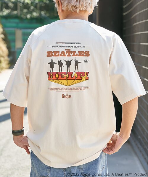 The Beatles tシャツ 「別注」THE BEATLES ザ ビートルズ HELPラグラン