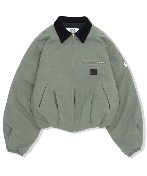 elephant TRIBAL fabrics ブルゾン アウター Puffer Tuck Work