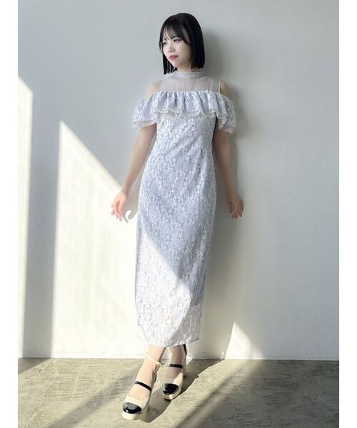 dazzlin（ダズリン） ドレス 「藤井サチコラボ」オフショルレース