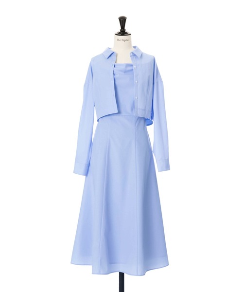 Her lip to ワンピース Draped Shirt Dress Set : ZOZOTOWN Yahoo!店