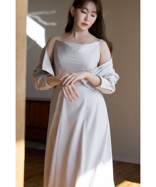 Her lip to ワンピース Draped Shirt Dress Set : ZOZOTOWN