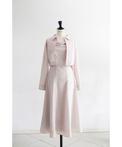ワンピース Draped Shirt Dress Setの画像